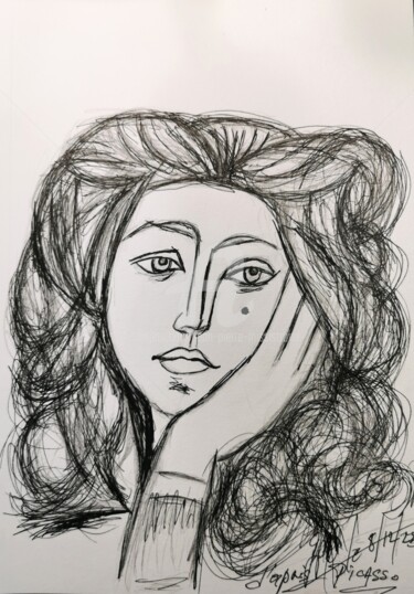 "Portrait de Françoise, d'après Picasso"