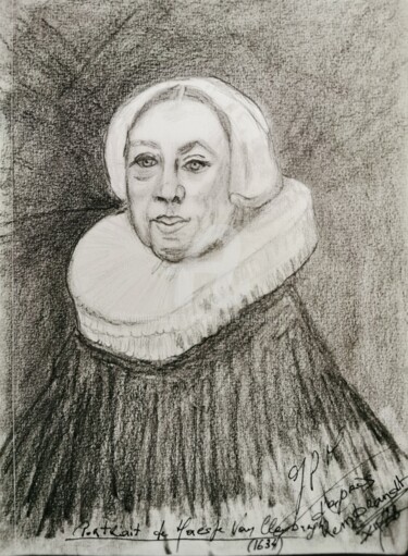 "Haesje van Cleyburgh", d'après Rembrandt Van Rinj