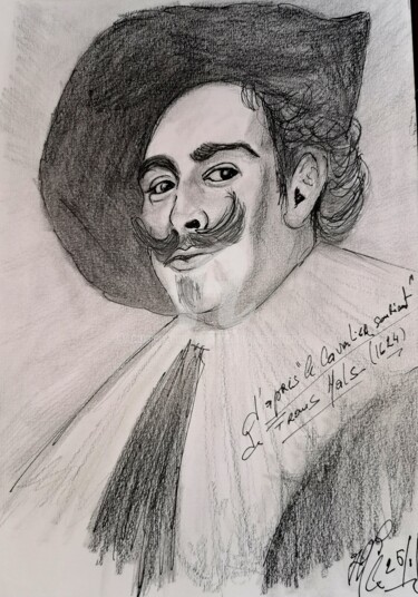 "Le Cavalier souriant", d'après Frans Hals